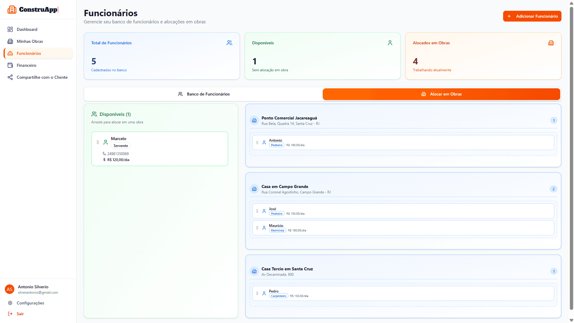 Financeiro - ConstruApp